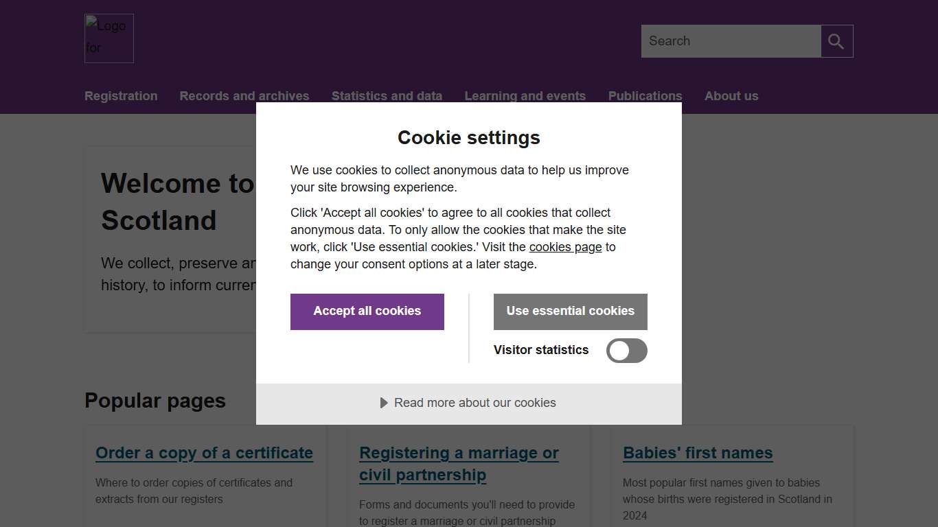 National Records of Scotland (NRS)